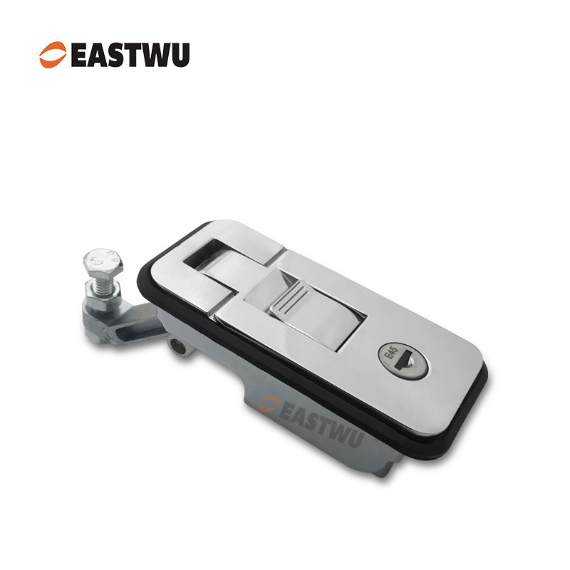 Chrome Keyed Different Trailer Tool Box Large Compression Lock Cut Out 95*45mm