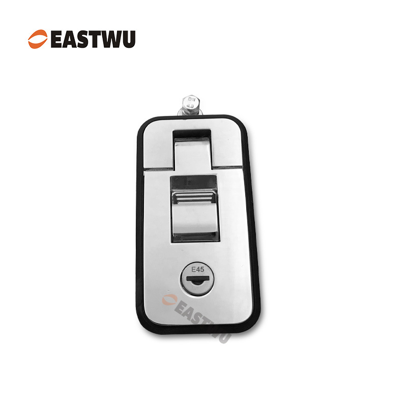 Chrome Keyed Different Trailer Tool Box Large Compression Lock Cut Out 95*45mm