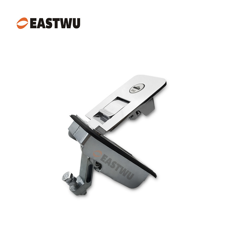 Chrome Keyed Different Trailer Tool Box Large Compression Lock Cut Out 95*45mm