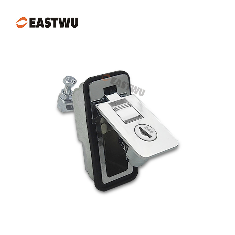 Chrome Keyed Different Trailer Tool Box Large Compression Lock Cut Out 95*45mm