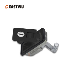 Matt Black Keyed Different Trailer Tool Box Large Compression Lock Cut Out 95*45mm