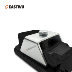 Matt Black Trailer Tool Box Round Type Compression Lock Cut Out 91*36mm