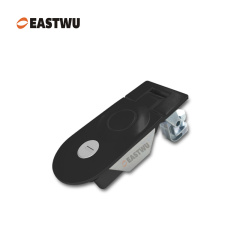 Matt Black Trailer Tool Box Round Type Compression Lock Cut Out 91*36mm