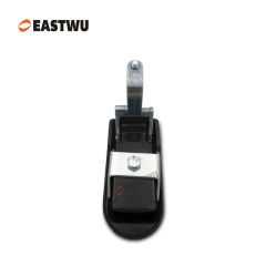 Matt Black Trailer Tool Box Round Type Compression Lock Cut Out 91*36mm