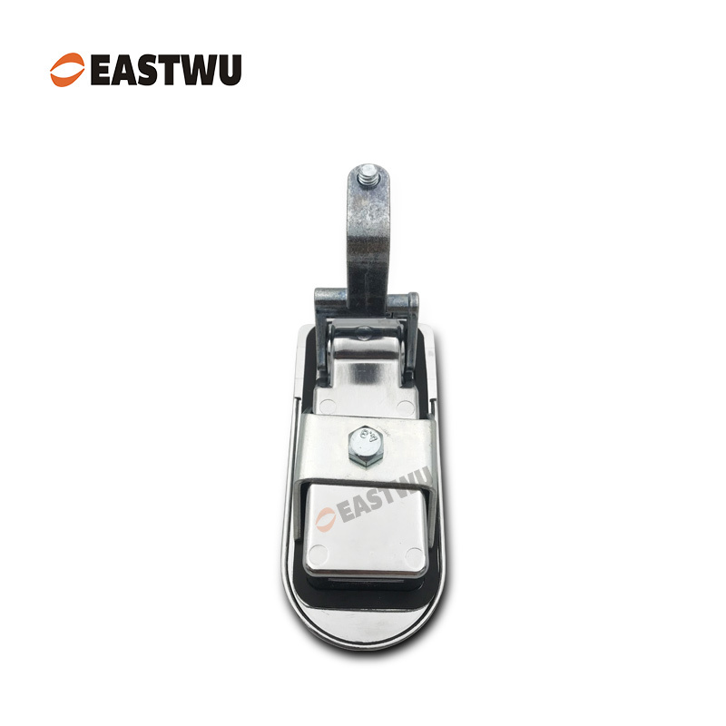 Chrome Trailer Tool Box Round Type Compression Lock Cut Out 91*36mm