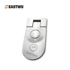 Chrome Trailer Tool Box Round Type Compression Lock Cut Out 91*36mm