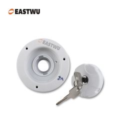 White RV Water System Filler PP Material Cut Out φ82mm