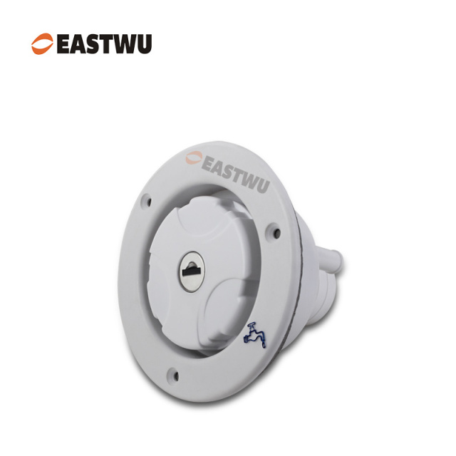 White RV Water System Filler PP Material Cut Out φ82mm