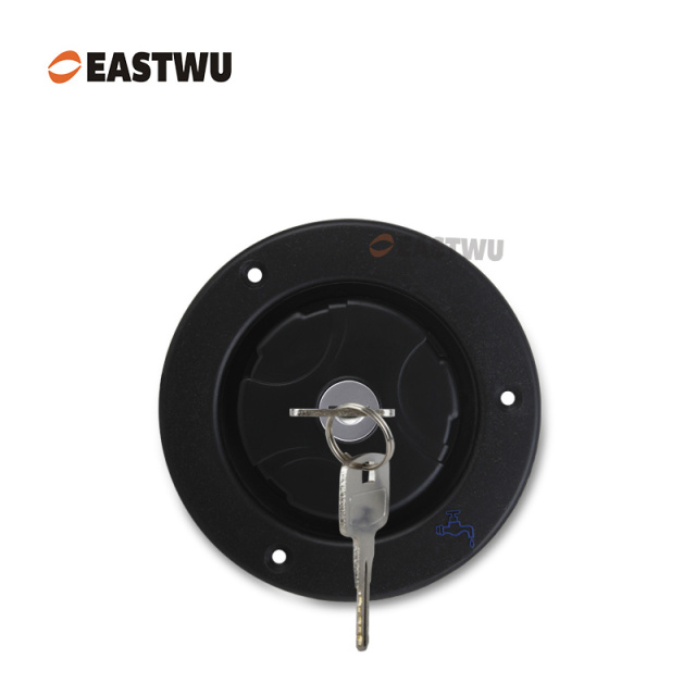 Black RV Water System Filler PP Material Cut Out φ82mm