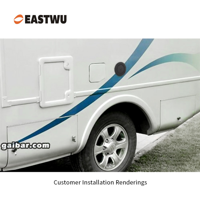 Black RV Water System Filler PP Material Cut Out φ82mm