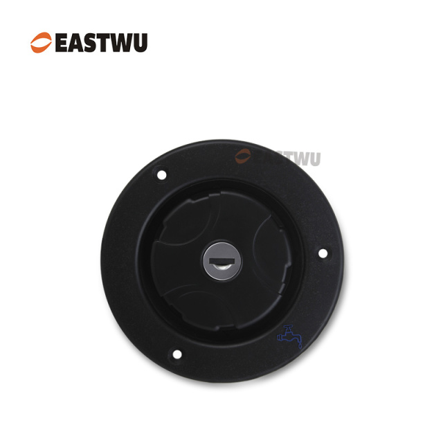 Black RV Water System Filler PP Material Cut Out φ82mm