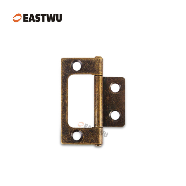 Antique Brass Carbon Steel 2 Inch Mini Hinge Thickness 1.2mm 51*38mm