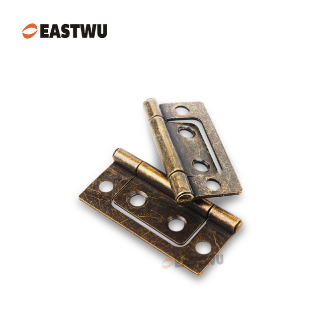 Antique Brass Carbon Steel 2 Inch Mini Hinge Thickness 1.2mm 51*38mm