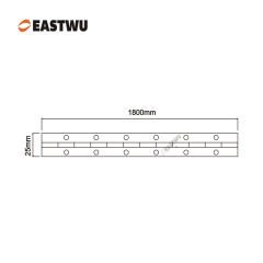 Width 25mm Length 1800mm Nickel Stainless Steel Long Hinge Thickness 1.0mmm