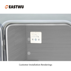 Eastwu Gray cover as a spare part for Carawvan RV Mortorhome furniture cabinet connector