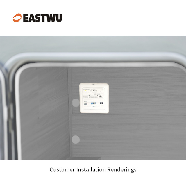 Eastwu Gray cover as a spare part for Carawvan RV Mortorhome furniture cabinet connector