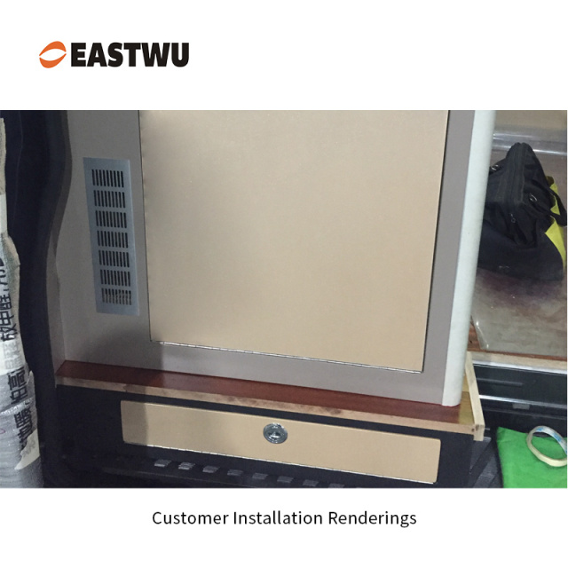 Silver Aluminum Alloy Cooling Outlet（Overall Length 150~600mm）Inner Length 118~568mm Cut Out 35X(120~570mm)