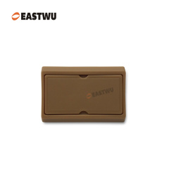 Brown Triangle Type RV Caravan Motorhome Furniture Connector Accessories For Wooden Furniture Corner Fastener-4 Holes Interior Accessories For Vehicle