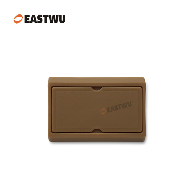 Brown Triangle Type RV Caravan Motorhome Furniture Connector Accessories For Wooden Furniture Corner Fastener-4 Holes Interior Accessories For Vehicle