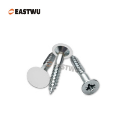 White Stemfix Caps Low-profile Stem Caps for SupaChip Screws Press-Fit Cover Caps