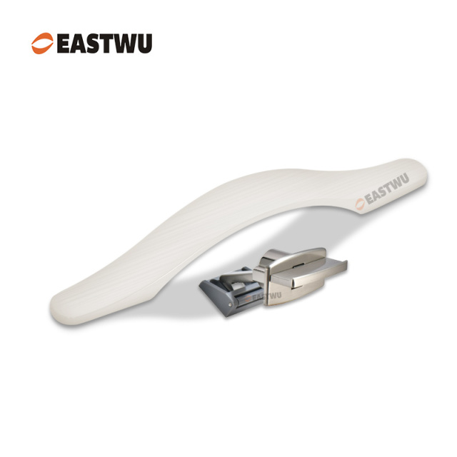 Cabinet Door Brushed Nickel Metal Handle with Metal Locking Mechanism Lever Handles and locking system for caravan motorhome and RV