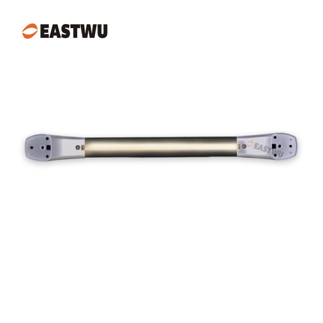 Large Size 400mm Pearl Chrome Handle with Leather Covered Caravan Motorhome RV LED Entry Grab Rail Door Handles