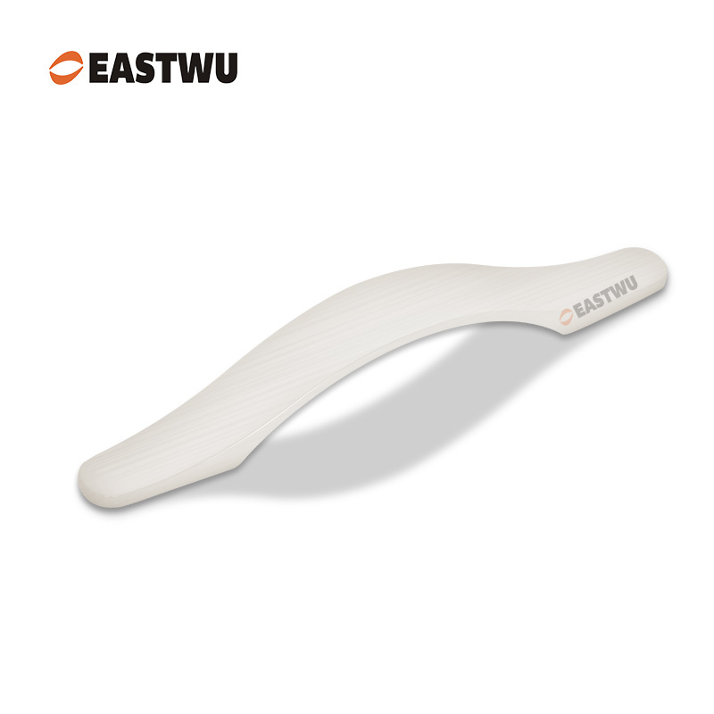 Brushed Nickel Drawer & Cabinet Door Metal Handle （Overall Length 206.6mm,C.C. 128 mm）