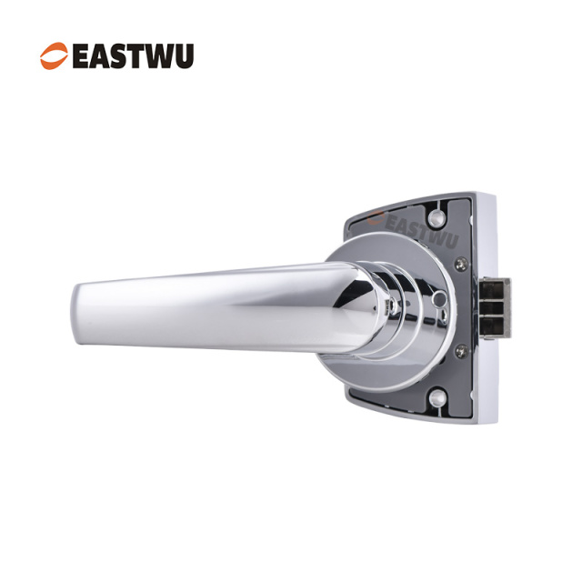 Chrome Caravan RV Camper Motorhome Toilet Washroom Door Handles Locks - Lightweight Aluminum Alloy, Durable & Secure