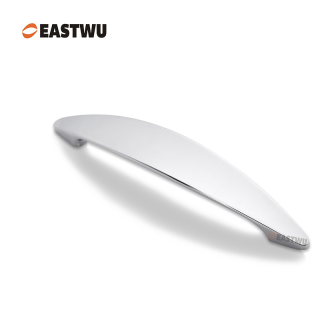Chrome Drawer & Cabinet Door Metal Handle （Overall Length 164.4mm,C.C. 128 mm）