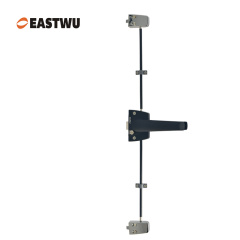 Matt Black Caravan RV Motorhome Washroom Boat  Washroom Toilet Room Lock with 3-Point Locking Mechanism Lightweight Aluminum Alloy High Quality