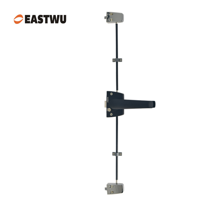 Matt Black Caravan RV Motorhome Washroom Boat  Washroom Toilet Room Lock with 3-Point Locking Mechanism Lightweight Aluminum Alloy High Quality