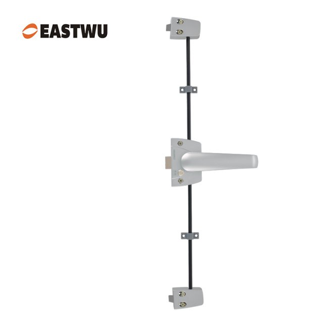 Pearl Chrome Caravan RV Motorhome Trailer Toilet room Washroom lock with 3 point locking Mechanism Lightweight Aluminum Alloy