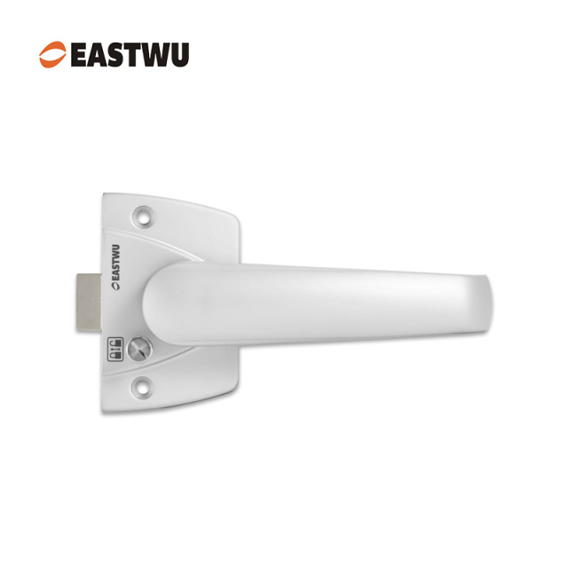 Pearl Chrome Caravan RV Motorhome Trailer Toilet room Washroom lock with 3 point locking Mechanism Lightweight Aluminum Alloy