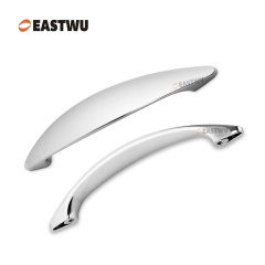 Chrome Drawer & Cabinet Door Metal Handle （Overall Length 164.4mm,C.C. 128 mm）