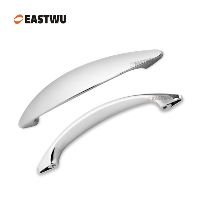 Chrome Drawer & Cabinet Door Metal Handle （Overall Length 164.4mm,C.C. 128 mm）