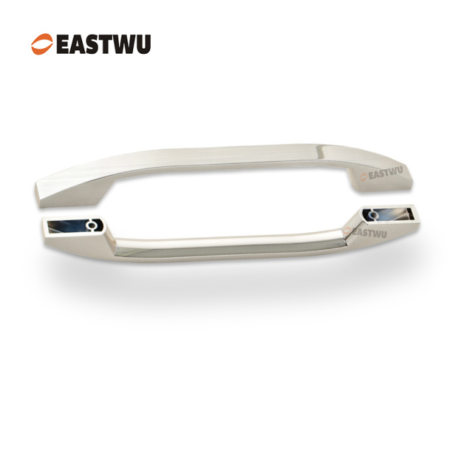 Brushed Nickel Drawer & Cabinet Door Metal Handle（Overall Length212mm,C.C.160mm）