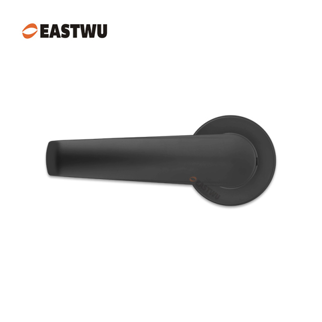 Matt Black Caravan RV Motorhome Washroom Boat  Washroom Toilet Room Lock with 3-Point Locking Mechanism Lightweight Aluminum Alloy High Quality