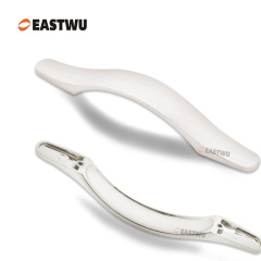 Brushed Nickel Drawer & Cabinet Door Metal Handle （Overall Length 206.6mm,C.C. 128 mm）