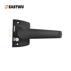 Matt Black Caravan RV Motorhome Washroom Boat  Washroom Toilet Room Lock with 3-Point Locking Mechanism Lightweight Aluminum Alloy High Quality