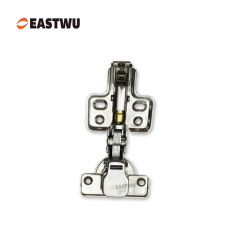 middle bend Nickel Clip-on Soft Close Cabinet Hinge SUS201&SUS304 Half Overlay Opening Angle 105°