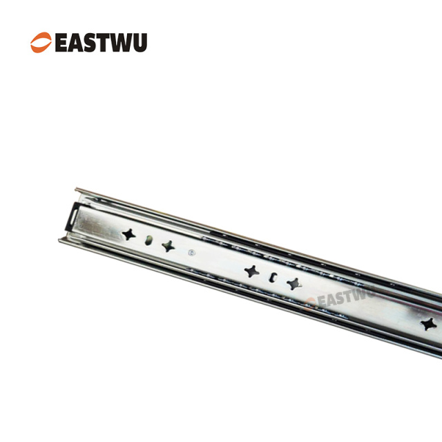 Blue Zinc Three Fold Heavy Duty Drawer Slide Cold-rolled steel Closed Length 250-1800mm （10"-72"）