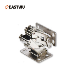 Nickel RV Soft Close Cupboard Door Hinge Cold-rolled Steel NO Drilling Opening Angle 90°