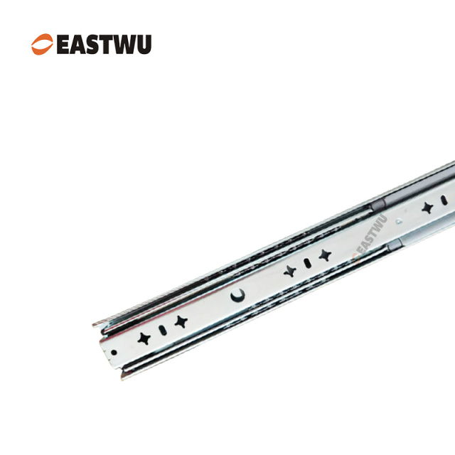 Blue Zinc Three Fold Heavy Duty Soft Close Drawer Slide Cold-rolled steel Closed Length 250-1800mm （10"-72"）