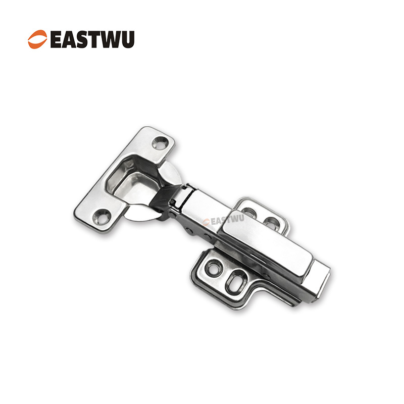 Support arm Nickel Clip-on Soft Close Cabinet Hinge SUS201&SUS304 Full Overlay Opening Angle 105°