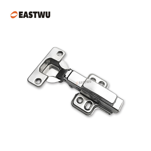 Support arm Nickel Clip-on Soft Close Cabinet Hinge SUS201&SUS304 Full Overlay Opening Angle 105°