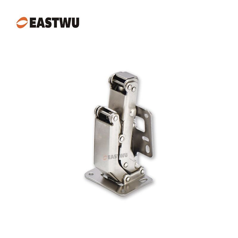 Nickel RV Soft Close Cupboard Door Hinge Cold-rolled Steel NO Drilling Opening Angle 170°