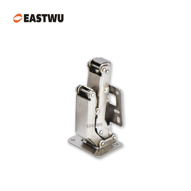 Nickel RV Soft Close Cupboard Door Hinge Cold-rolled Steel NO Drilling Opening Angle 170°