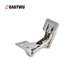 Nickel RV Soft Close Cupboard Door Hinge Cold-rolled Steel NO Drilling Opening Angle 170°