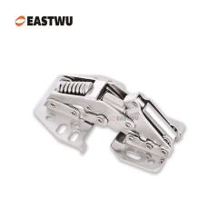 Soft Close Caravan RV Trailer Cabinet Cupboard Hinges Cold-rolled steel No Drilling Without cup Opening Angle 90°