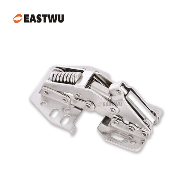 Soft Close Caravan RV Trailer Cabinet Cupboard Hinges Cold-rolled steel No Drilling Without cup Opening Angle 90°